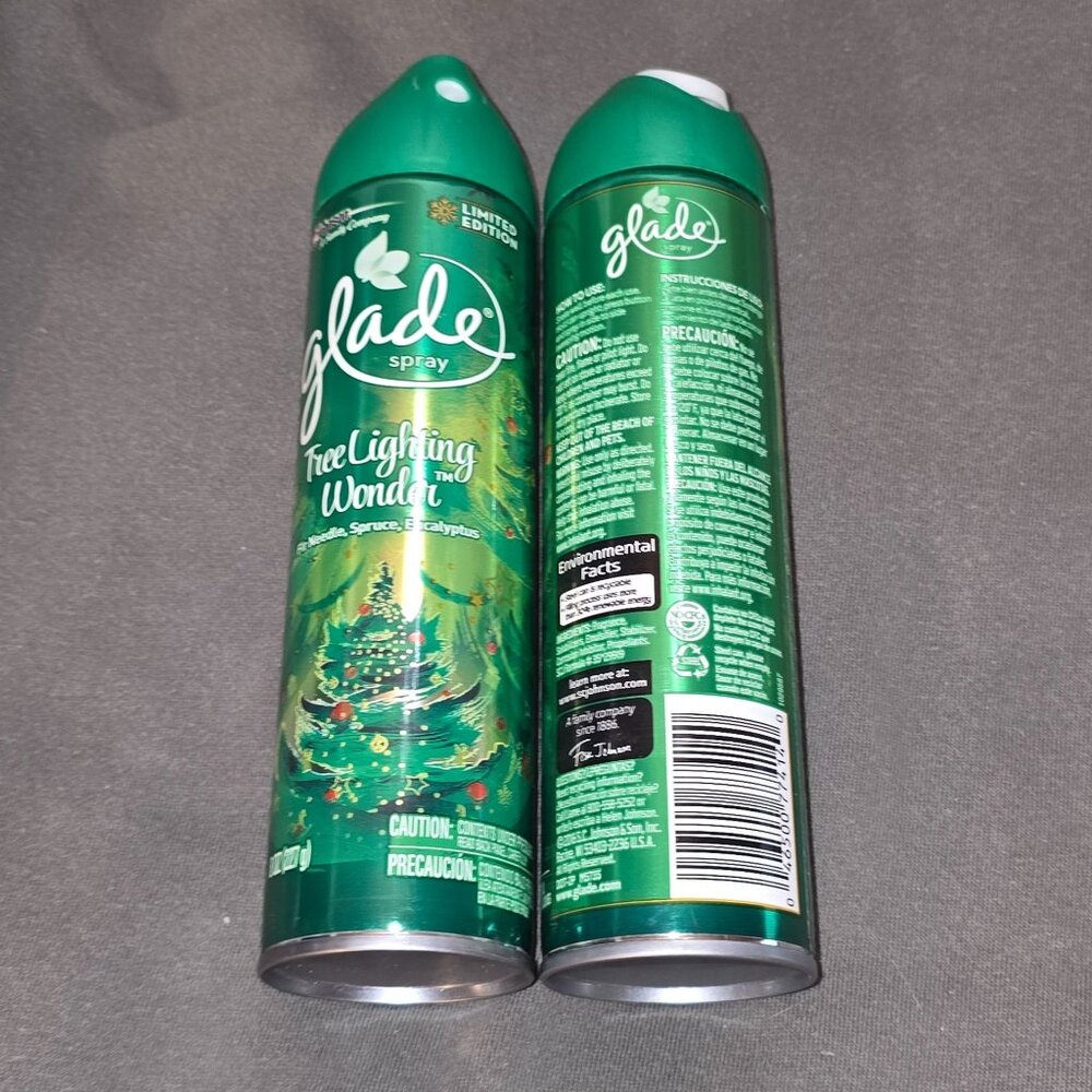 Glade Tree Lighting Wonder Room Spray 2 Cans Limited Edition Hard to Find NEW